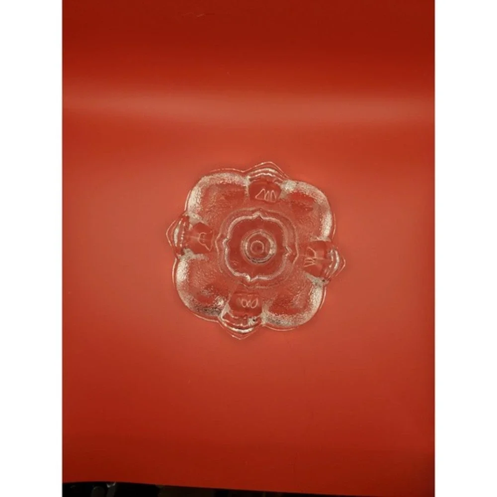 ORREFORS‎ Lars Hellsten Textured Petal Flower Blossom Candle Holder